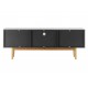 Komoda skříňka pod TV LINDHOLM III 20363 59x160x40 cm ddřevolaminát dub masiv