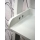 Knihovna regál na knihy WALL 20370A 190x67x36 cm dřevolaminát