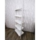 Knihovna regál na knihy WALL 20370A 190x67x36 cm dřevolaminát