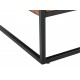 Konferenční stolek OKLAHOMA 20742A 40x80x80 cm akácie masiv kov