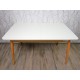 Jídelní stůl rozkládací LINDHOLM 17069A 76x90x140 cm MDF dub masiv