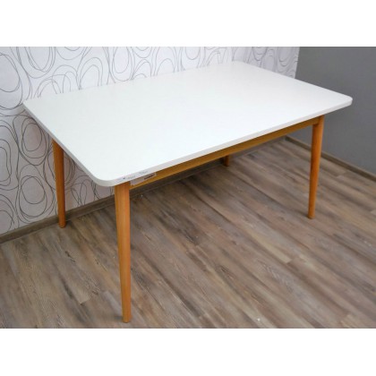 Jídelní stůl rozkládací LINDHOLM 17069A 76x90x140 cm MDF dub masiv Jídelní stůl rozkládací LINDHOLM 17069A 76x90x140 cm MDF dub masiv