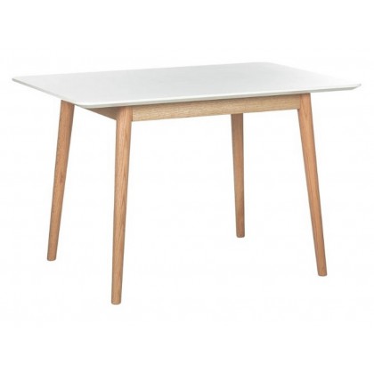 Jídelní stůl LINDHOLM III 21199A 76x140x90 cm MDF dub masiv Jídelní stůl LINDHOLM III 21199A 76x140x90 cm MDF dub masiv