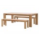 Lavice MARSENS 22103A 45x225x39 cm dub masiv