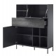 Komoda MEON 22854A 140x110x40 cm váha 63 kg dřevolaminát kov