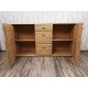 Komoda BOLOGNA 23339A 92x165x45cm dub masiv dřevolaminát