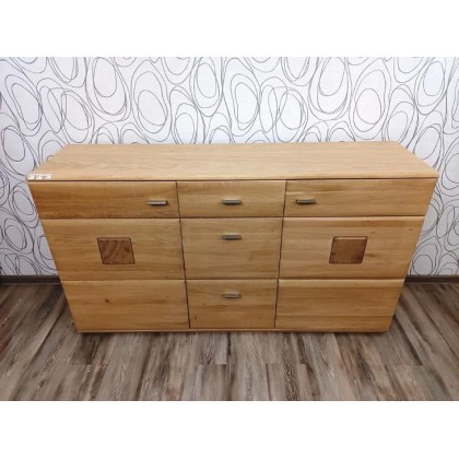 Komoda BOLOGNA 23339A 92x165x45cm dub masiv dřevolaminát