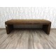 Lavice 24686A 47x155x55 cm textilie imitace kůže