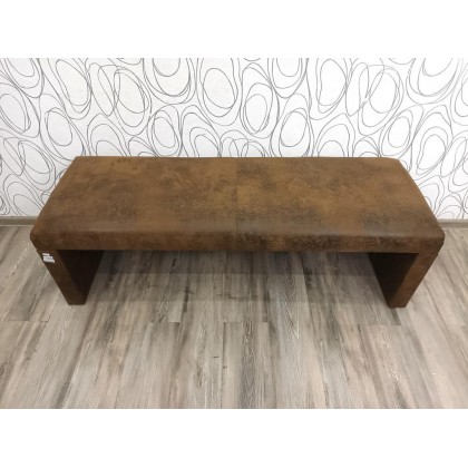 Lavice 24686A 47x155x55 cm textilie imitace kůže