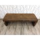 Lavice 24686A 47x155x55 cm textilie imitace kůže