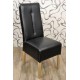 Čalouněná židle koženka/dřevo (8429A) 