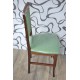 Čalouněná židle textilie/dřevo (10195A) 