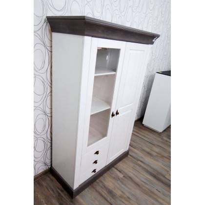 Vitrína BERGEN 16079A 164x108x45 cm borovice Vitrína BERGEN 16079A 164x108x45 cm borovice