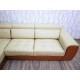 Rohová sedací souprava 16168A 65x270x170 cm imitace kůže