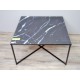 Konferenční stolek KATORI II 16186A 46x80x80 cm kov sklo
