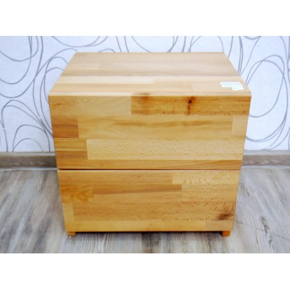 Noční stolek 17527A 37x40x33 cm dřevo masiv Noční stolek 17527A 37x40x33 cm dřevo masiv