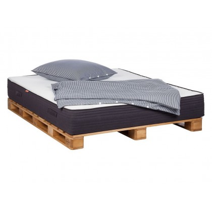 Manželská postel SMOOD 19901A 15x200x160 cm dřevo borovice masiv